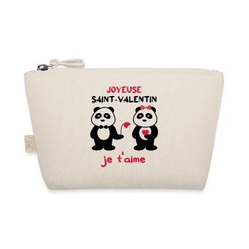 joyeuse saint valentin, cadeau saint-valentin - Trousse biologique - nature - Devant