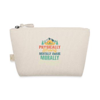 Scout's Creed: Strong, Awake, Straight Tee - Organic Pouch - nature - Front