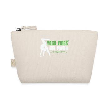 Yoga Vibes - girl Power! Strong women design! - Bio-Täschchen - Natur - Vorne