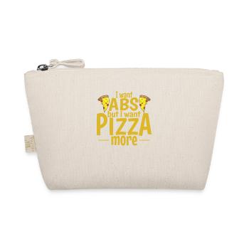 Je veux des abdos mais je veux plus de pizza - Trousse biologique - nature - Devant