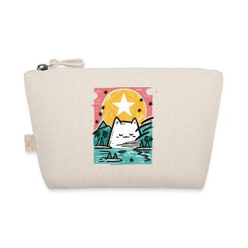 Sleeping cat in nature - Organic Pouch - nature - Front