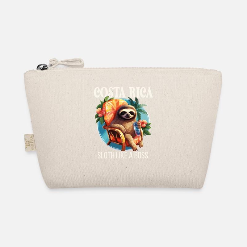 Costa Rica Sloth Like A Tropical Sloth Organic Pouch