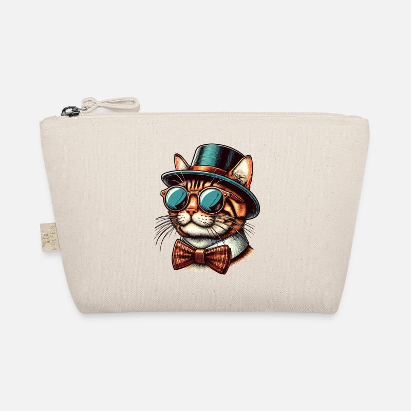 Chat Bengal rétro cool Trousse biologique