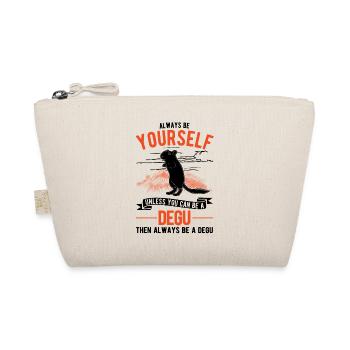 Always be yourself Degu Walddegu - Organic Pouch - nature - Front