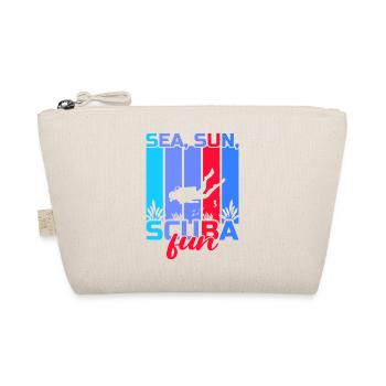 Scuba Diving, Scuba Diving, Holiday Sea Diver - Organic Pouch - nature - Front