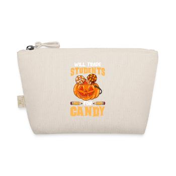 Funny Teacher Halloween Gifts - Organic Pouch - nature - Front