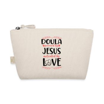 Doula Birth Worker Jesus Faith - Organic Pouch - nature - Front