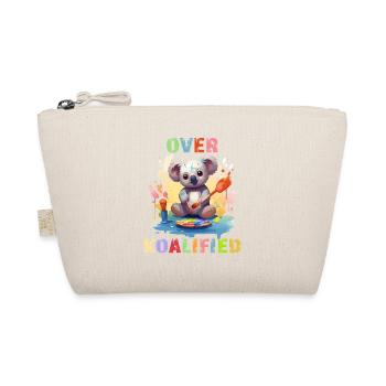 Über Koalified Koala Bear Lover Geburtstag - Bio-Täschchen - Natur - Vorne