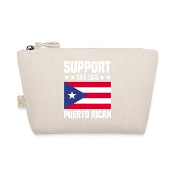 Puerto Rico Geschenkidee | Puerto Ricaner Heimat - Bio-Täschchen - Natur - Vorne