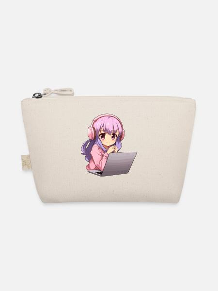 Kawaii Girl Anime and Gaming Anime Lover - Bio-Täschchen - Natur