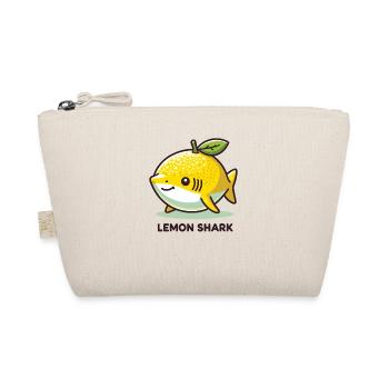 Lemon Shark Funny Animal Made of Fruit - Organic Pouch - nature - Front