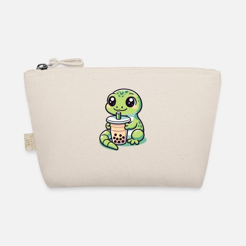 Kawaii Gecko Bubble Tea Boba Gecko Bio-Täschchen