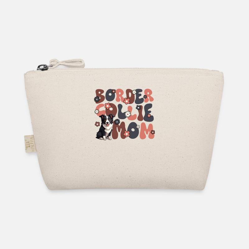 Border Collie Groovy Border Collie Mom Organic Pouch