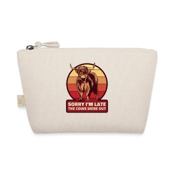 Je suis en retard Les vaches étaient dehors Highland Vache Highland - Trousse biologique - nature - Devant