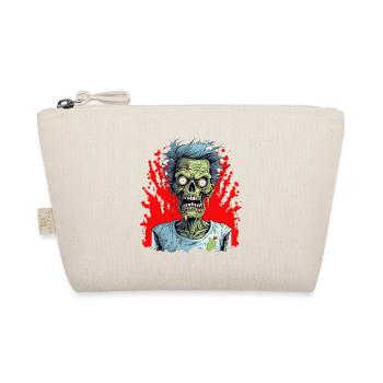Halloween Spooky Horror Zombie - Organic Pouch - nature - Front