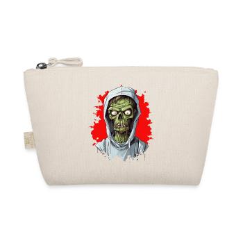 Halloween Spooky Horror Zombie - Organic Pouch - nature - Front