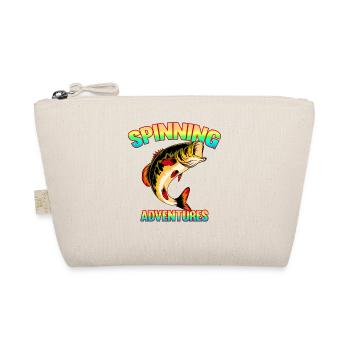 Fishing, Angler, Fisherman Fishing and Pike Fishing - Organic Pouch - nature - Front