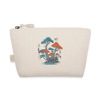 Magischer Pilz Wald Ukiyo-E Vintage Kunst - Bio-Täschchen - Natur - Vorne