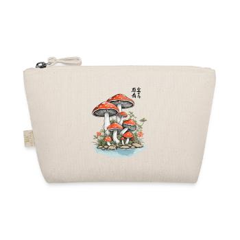 Magischer Pilz Vintage Ukiyo-E Goblincore - Bio-Täschchen - Natur - Vorne