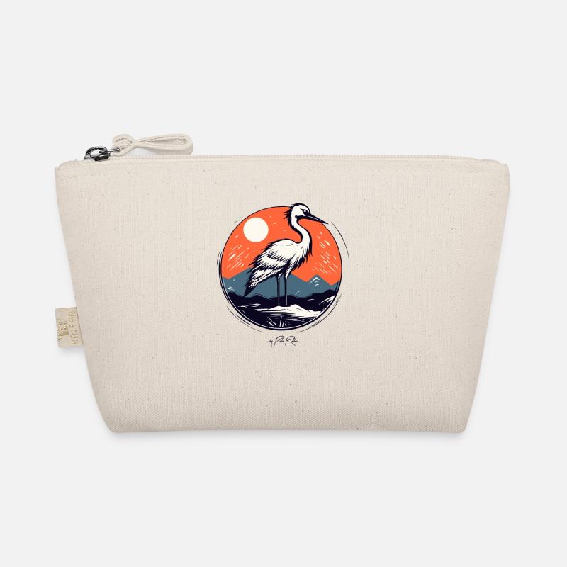 Der Kranich Vogel Bio-Täschchen