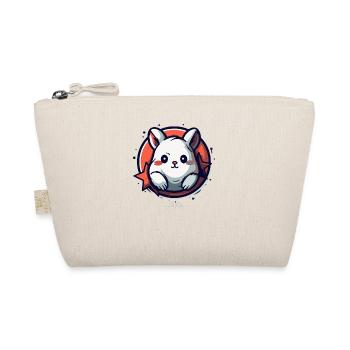 Cute, pure, super nasty cuddly hamster - Organic Pouch - nature - Front
