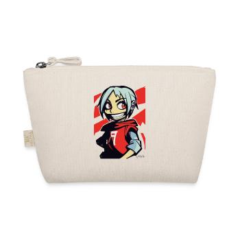 Anime manga girl watches the boys - Organic Pouch - nature - Front