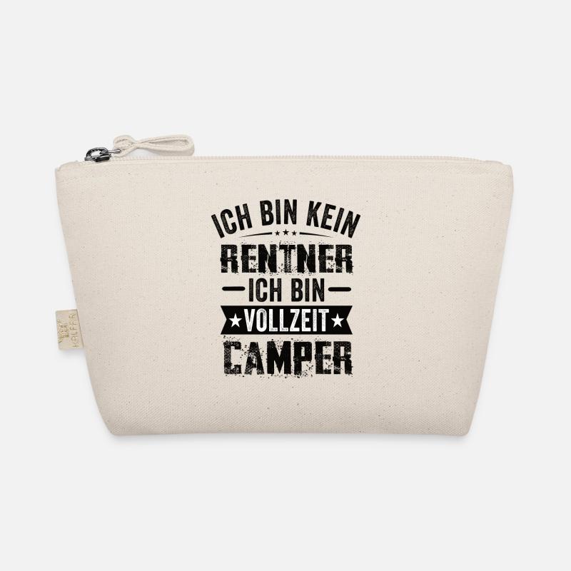 Ich Bin Kein Rentner Ich Bin Vollzeit Camper - Bio-Täschchen - Natur