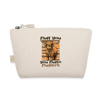 Fluff You You Fluffing Fluffers Highland Cow - Organic Pouch - nature - Front