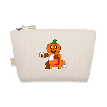 Fuchs Halloween Kaffee - Bio-Täschchen - Natur - Vorne