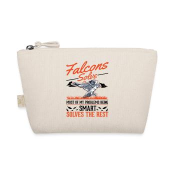 Falcon Falconer Kestrel Falconry Falconry Falconer - Organic Pouch - nature - Front