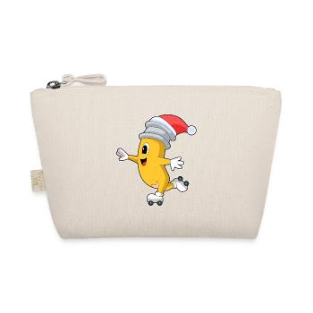 Patins à roulettes de Noël Pencil - Trousse biologique - nature - Devant