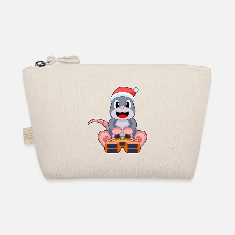 Mole Christmas Gamer Organic Pouch