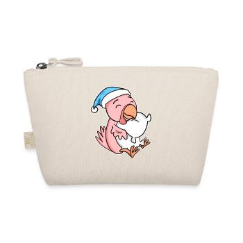 poulet avec oreiller et bonnet somnolent - Trousse biologique - nature - Devant
