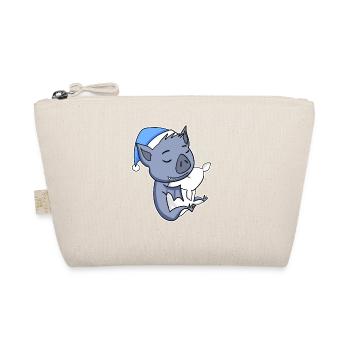 Chauve-souris avec oreiller et bonnet somnolent - Trousse biologique - nature - Devant
