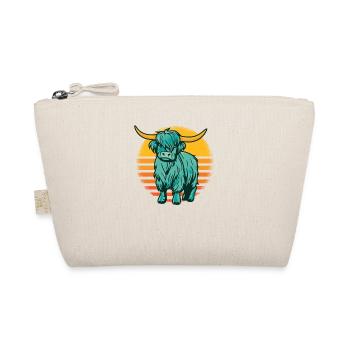 Retro Highland Cow Highland génisse éleveur - Trousse biologique - nature - Devant
