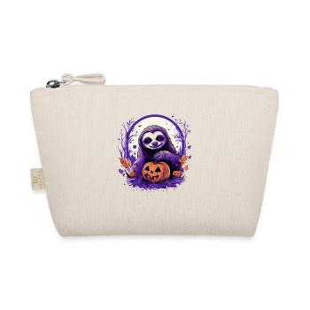 Halloween decoration sloth outfit Halloween gift - Organic Pouch - nature - Front