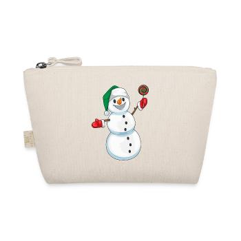 Snowman Christmas Lollipops - Organic Pouch - nature - Front