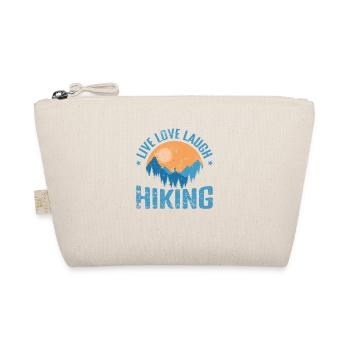 Live Love Laugh Hiking Outdoor Hobby - Organic Pouch - nature - Front