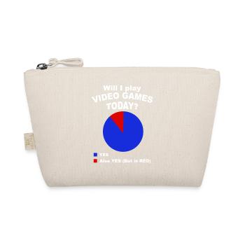 Will I play video games today? - Organic Pouch - nature - Front