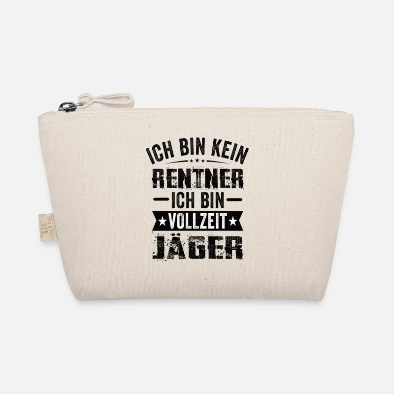 Ich Bin Kein Rentner Ich Bin Vollzeit Jäger Bio-Täschchen