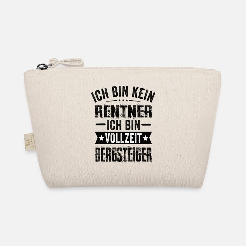 Ich Bin Kein Rentner Ich Bin Vollzeit Bergsteiger Bio-Täschchen