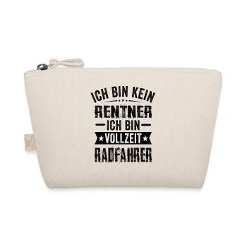 Ich Bin Kein Rentner Ich Bin Vollzeit Radfahrer - Bio-Täschchen - Natur - Vorne