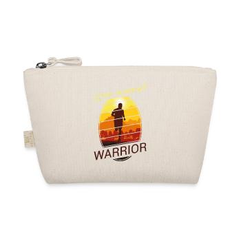 Trail Running Laufen Berge Joggen Geschenk - Bio-Täschchen - Natur - Vorne