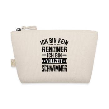 Ich Bin Kein Rentner Ich Bin Vollzeit Schwimmer - Bio-Täschchen - Natur - Vorne