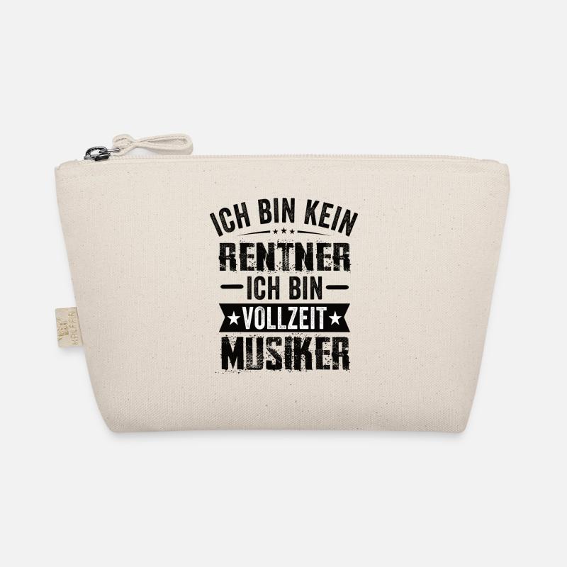 Ich Bin Kein Rentner Ich Bin Vollzeit Musiker - Bio-Täschchen - Natur