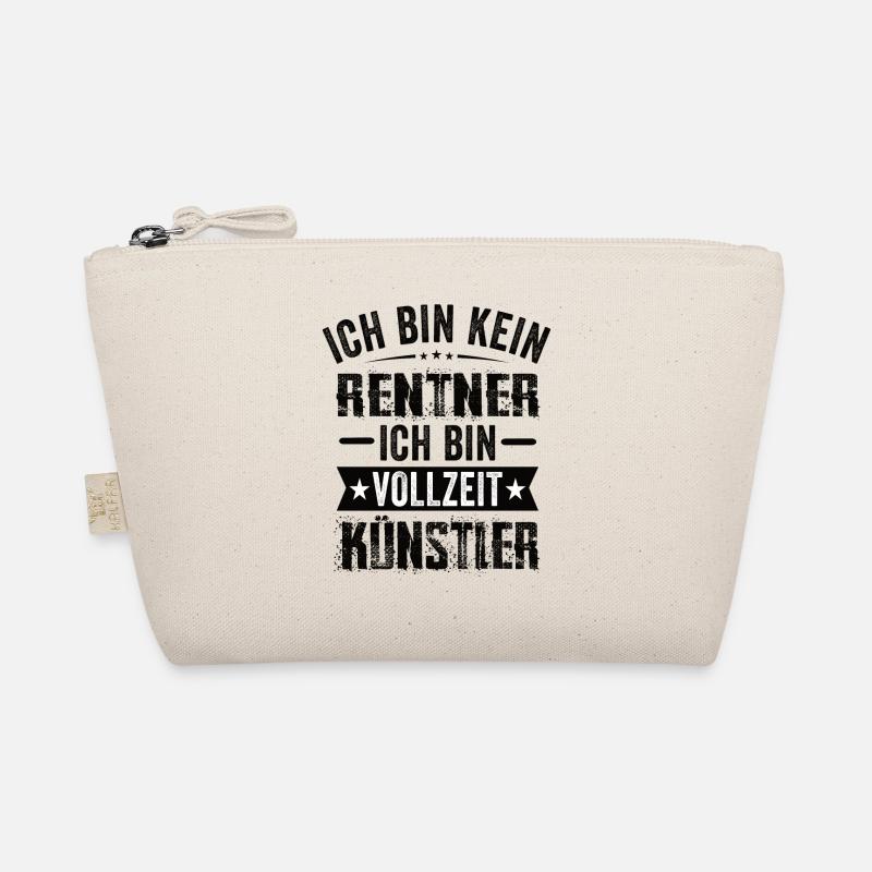 Ich Bin Kein Rentner Ich Bin Vollzeit Künstler Bio-Täschchen