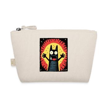 Look at me! Cat's Attention - Organic Pouch - nature - Front