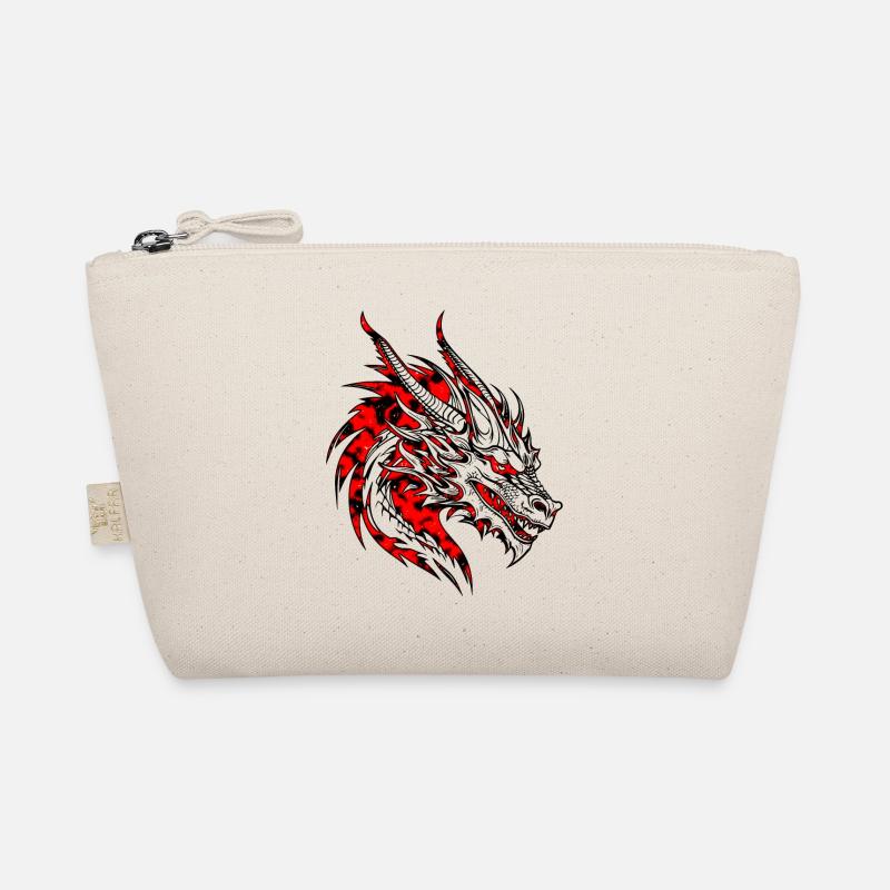 Fantasy Dragon Anime Dragon Head Mythical reptile Organic Pouch