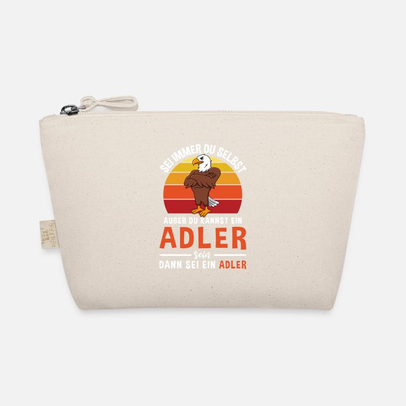 Retro Greifvogel Falke Vogel Adler Bio-Täschchen
