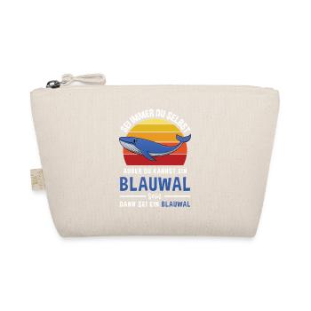 Walart Meeressäuger Meeresbewohner Blauwal - Bio-Täschchen - Natur - Vorne